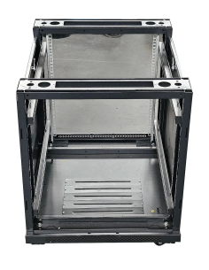 SZAFA RACK TOTEN 19'' 12U 600x800mm NA KÓŁKACH BEZ DRZWI BEZ SUFITU 2