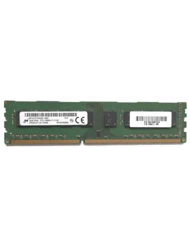 PAMIĘĆ HP MICRON 8GB 2Rx8 PC3-12800U NON-ECC UDIMM MT16JTF1G64AZ 655411-581