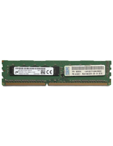 IBM MICRON 8GB 2Rx8 PC3L-12800E ECC UDIMM MT18KSF1G72AZ-1G6E1ZE 47J0217