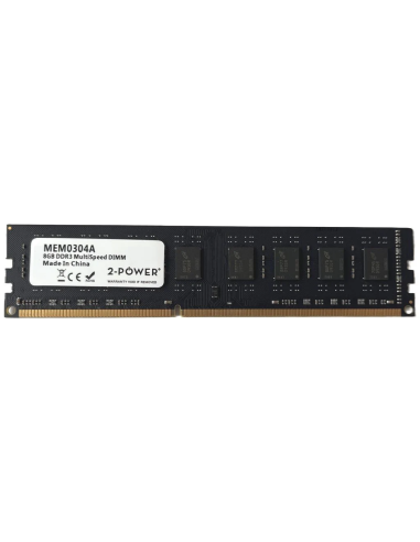 PAMIĘĆ RAM 2-POWER 8GB 2Rx8 PC3-12800 NON-ECC UDIMM MEM0304A