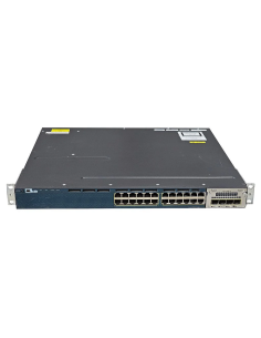SWITCH CISCO WS-C3560X-24T-E 24x1GB 4xSFP 1xPSU 350W VLAN USZY