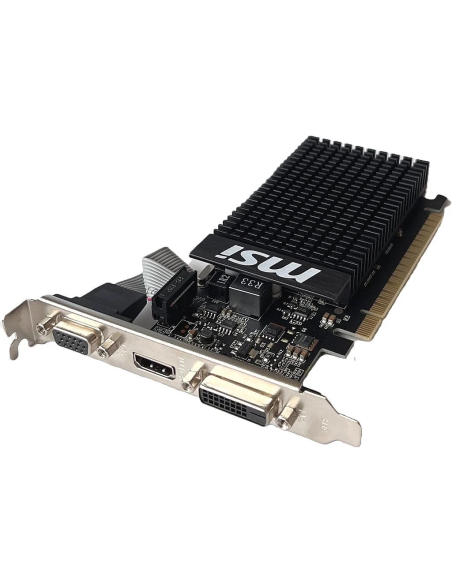 KARTA GRAFICZNA NVIDIA GEFORCE GT 710 1GB DDR3 D-SUB HDMI DVI 1GD3H