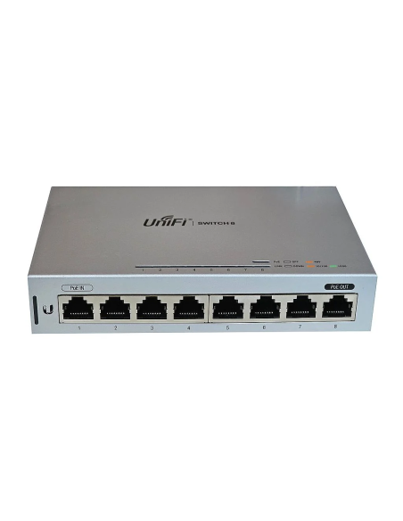BIURKOWY SWITCH UBIQUITI UniFi US-8 8x1GB 1xPoE PASSTHROUGH