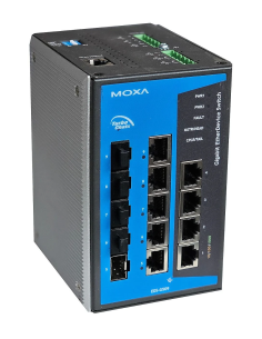 PRZEMYSŁOWY SWITCH MOXA EDS-G509 REV. 1.4 4x1GB 5xCOMBO SFP/RJ-45 L2 VLAN