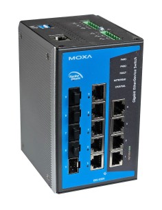 PRZEMYSŁOWY SWITCH MOXA EDS-G509 REV. 1.5.1 4x1GB 5xCOMBO SFP/RJ-45 L2 VLAN