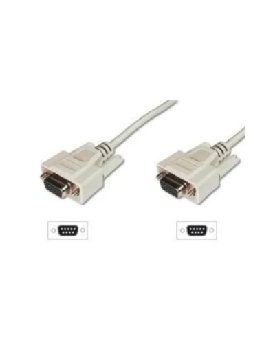 KABEL SZEREGOWY 9PIN NA 9PIN 3.05M POPIELATY