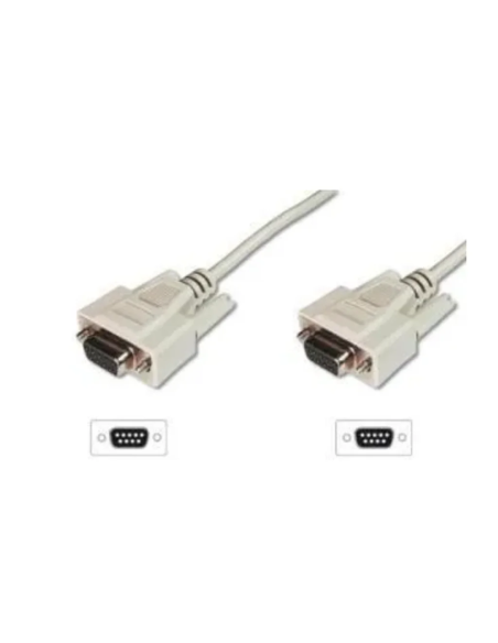 KABEL SZEREGOWY 9PIN NA 9PIN 3.05M POPIELATY