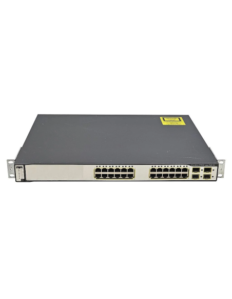 CISCO WS-C3750G-24PS-E PoE+ 24x1GB 4xSFP STACK