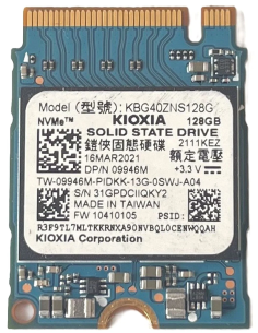 DYSK DELL KIOXIA 128GB SSD M.2 2230 PCIE NVMe KBG40ZNS128G 09946M