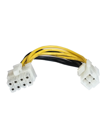NOWY KABEL ZASILAJĄCY DELOCK MOLEX 4PIN NA 8PIN ATX/EPS MĘSKI 15CM 82405