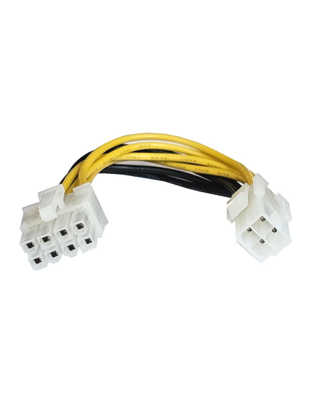 NOWY KABEL ZASILAJĄCY DELOCK MOLEX 4PIN NA 8PIN ATX/EPS MĘSKI 15CM 82405