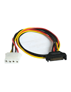 NOWY KABEL ZASILAJĄCY DELOCK 1xMOLEX 4PIN NA 1xSATA 15PIN MĘSKI 50CM 60137