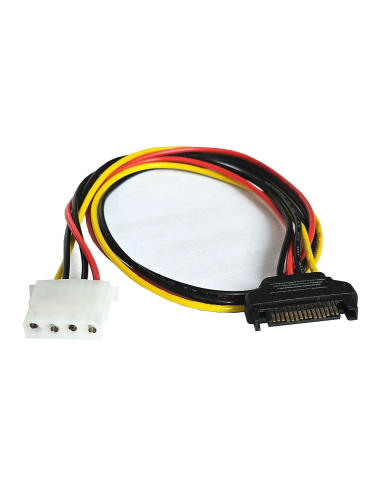 NOWY KABEL ZASILAJĄCY DELOCK 1xMOLEX 4PIN NA 1xSATA 15PIN MĘSKI 50CM 60137