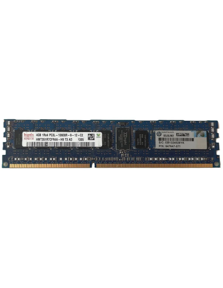 PAMIĘĆ HP HYNIX 4GB 1Rx4 PC3L-10600R ECC REG HMT351R7CFR4A-H9 647647-071