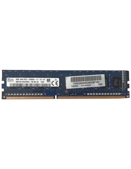 LENOVO HYNIX 4GB 1Rx8 PC3-12800U NON ECC UDIMM HMT451U6AFR8C-PB 03T6566