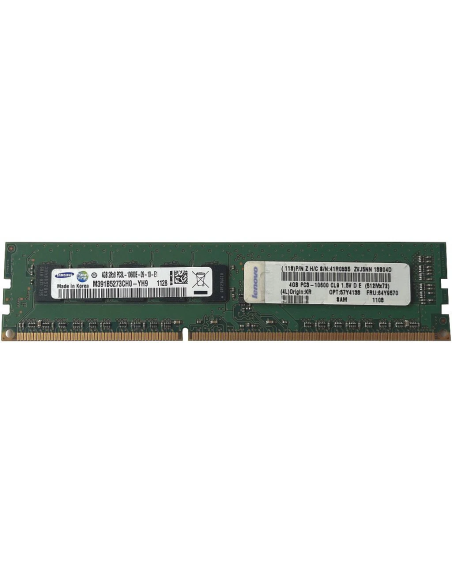LENOVO SAMSUNG 4GB 2Rx8 PC3L-10600E ECC UDIMM M391B5273CH0-YH9 41R0835