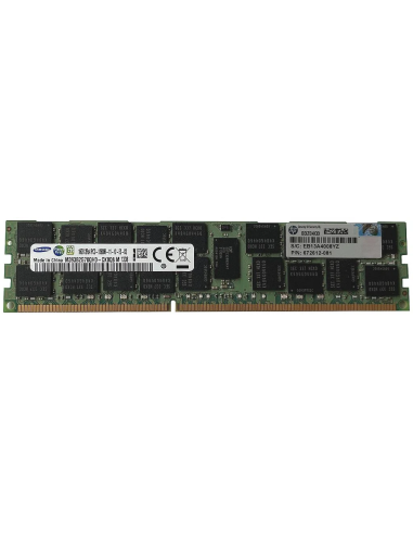 HP SAMSUNG 16GB 2Rx4 PC3-12800R ECC REG M393B2G70QH0-CK0Q8 672612-081