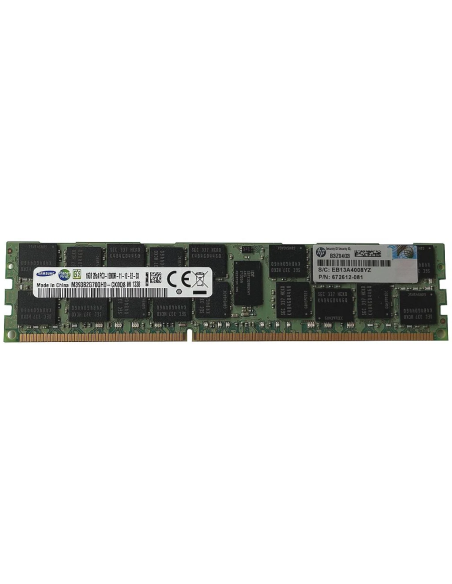 HP SAMSUNG 16GB 2Rx4 PC3-12800R ECC REG M393B2G70QH0-CK0Q8 672612-081