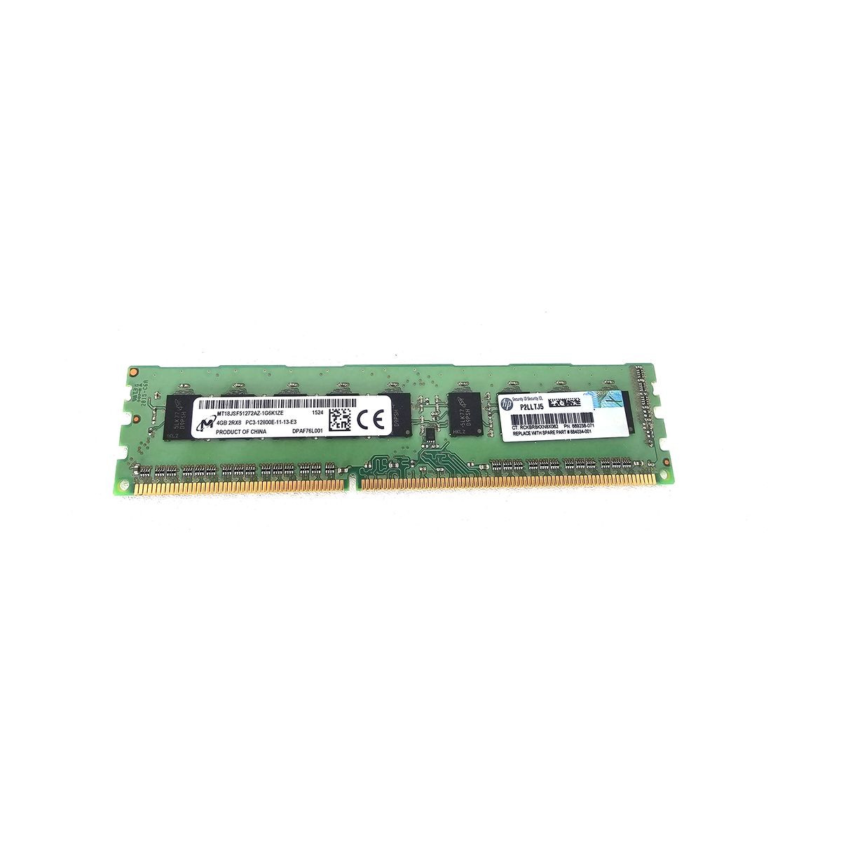 HP 4GB 2Rx8 PC3-12800E ECC UDIMM 669238-071