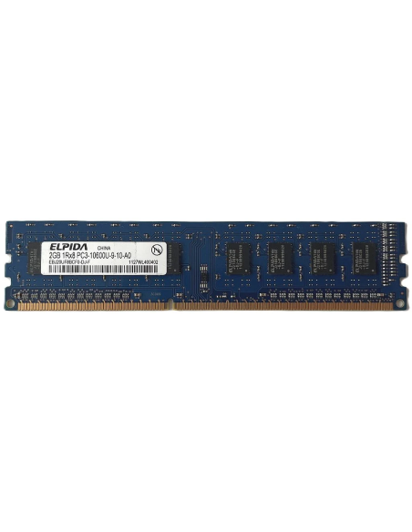 HP ELPIDA 2GB 1Rx8 PC3-10600U NON ECC UDIMM EBJ20UF8BCF0-DJ-F 497157-D88