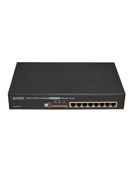 NIEZARZĄDZALNY SWITCH PLANET GSD-808HP 8x1GB PoE+