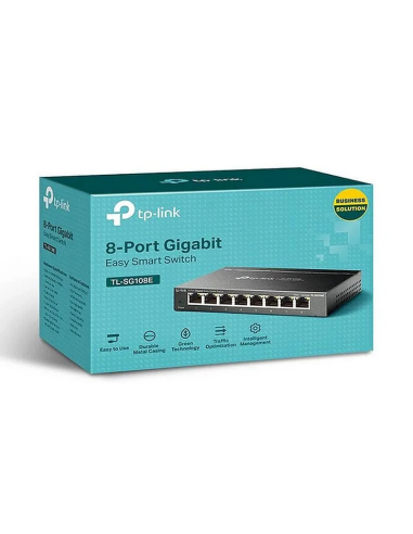 NOWY BIURKOWY SWITCH TP-LINK 8x1GB TL-SG108E ZASILACZ