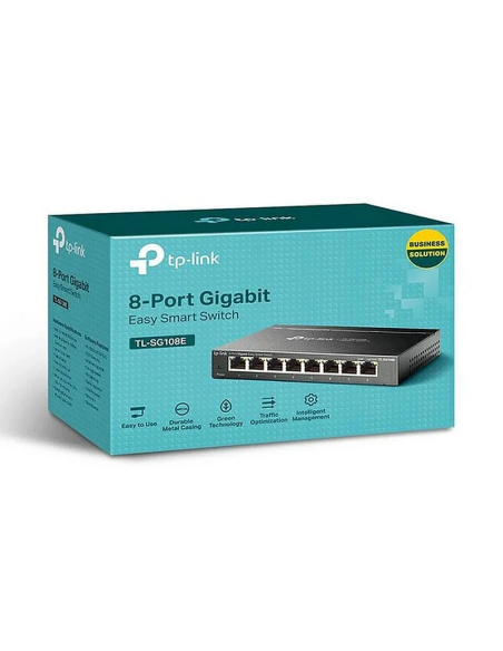 NOWY BIURKOWY SWITCH TP-LINK 8x1GB TL-SG108E ZASILACZ