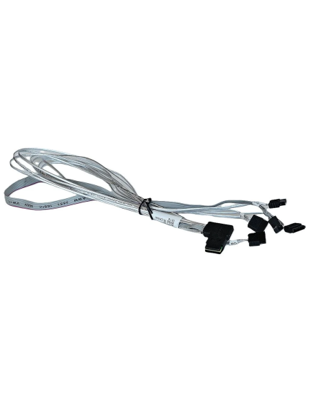 KABEL SUPERMICRO MINISAS SFF-8087 KĄTOWY NA 4xSATA 55CM CBL-SAST-0880