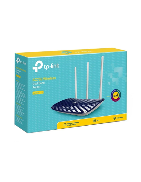 NOWY ROUTER TP-LINK ARCHER AC750 C20 WiFi 5 DUAL BAND 1xWAN 4xLAN 733Mbps