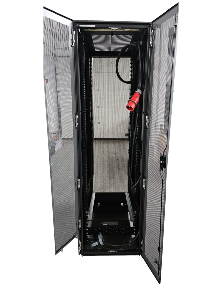 SZAFA RACK SERWEROWA HP 19'' 42U 600x1000 2xSIŁA 32A 5PIN 2xPDU ZŁOŻONA