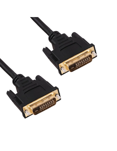 NOWY KABEL LANBERG DVI (M) 24+1 NA DVI (M) 24+1 3M CA-DVID-10CC-0030-BK