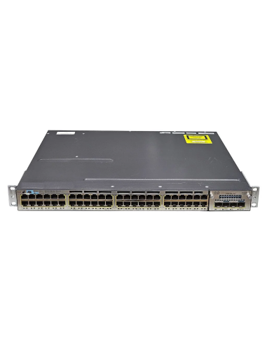 SWITCH CISCO WS-C3750X-48P-S 48x1GB PoE+ 2x10GB SFP+ 1xPSU 2xSFP USZY