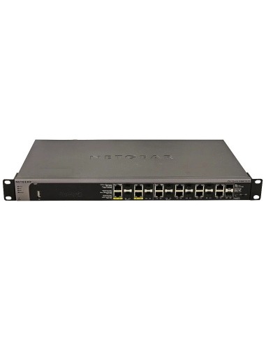 SWITCH NETGEAR GSM7212F 12x1GB RJ-45 4xPoE+ 12xSFP COMBO L2 VLAN USZY