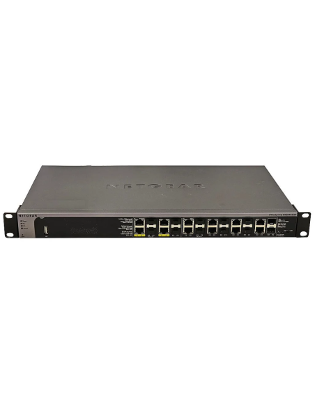 SWITCH NETGEAR GSM7212F 12x1GB RJ-45 4xPoE+ 12xSFP COMBO L2 VLAN USZY