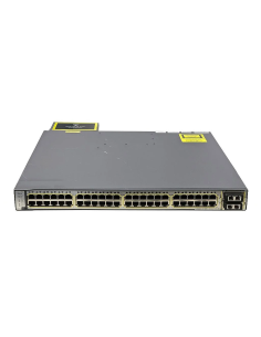 SWITCH CISCO WS-C3750E-48PD-SF 48x1GB PoE 2xPORT X2 10GB VLAN 2