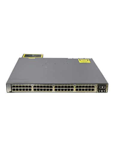 SWITCH CISCO WS-C3750E-48PD-SF 48x1GB PoE 2xPORT X2 10GB VLAN