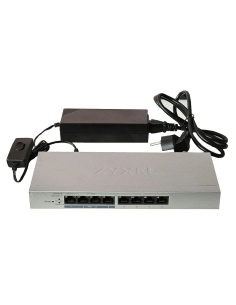 ZARZĄDZALNY SWITCH ZYXEL GS1200-8HP v2 8x1GB 4xPoE+ VLAN ZASILACZ 2