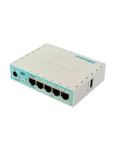 ROUTER MIKROTIK ROUTERBOARD HEX RB750Gr3 5x1GB 1xPoE USB 450Mbps ZASILACZ
