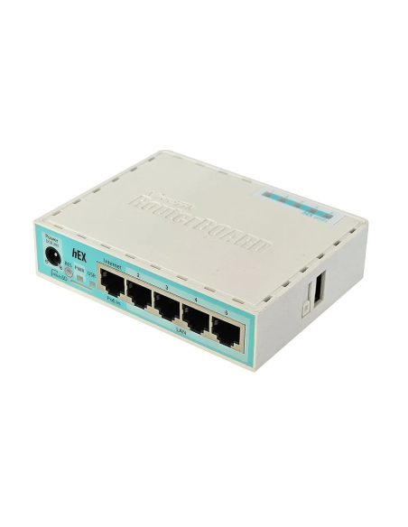 ROUTER MIKROTIK ROUTERBOARD HEX RB750Gr3 5x1GB 1xPoE USB 450Mbps ZASILACZ