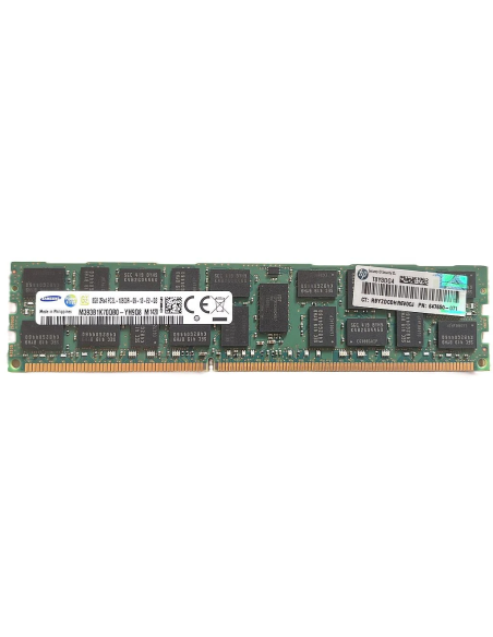 HP SAMSUNG 8GB 2Rx4 PC3L-10600R ECC REG M393B1K70QB0-YH9Q8 647650-071
