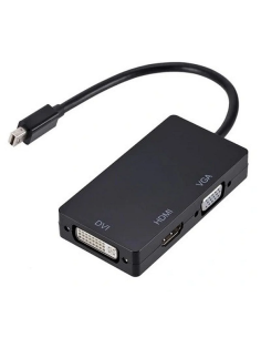 NOWY ADAPTER DIGITUS 1xMINI DISPLAYPORT NA 1xDVI 1xHDMI 1xVGA FULL HD 0.2M