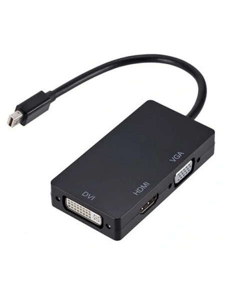 NOWY ADAPTER DIGITUS 1xMINI DISPLAYPORT NA 1xDVI 1xHDMI 1xVGA FULL HD 0.2M
