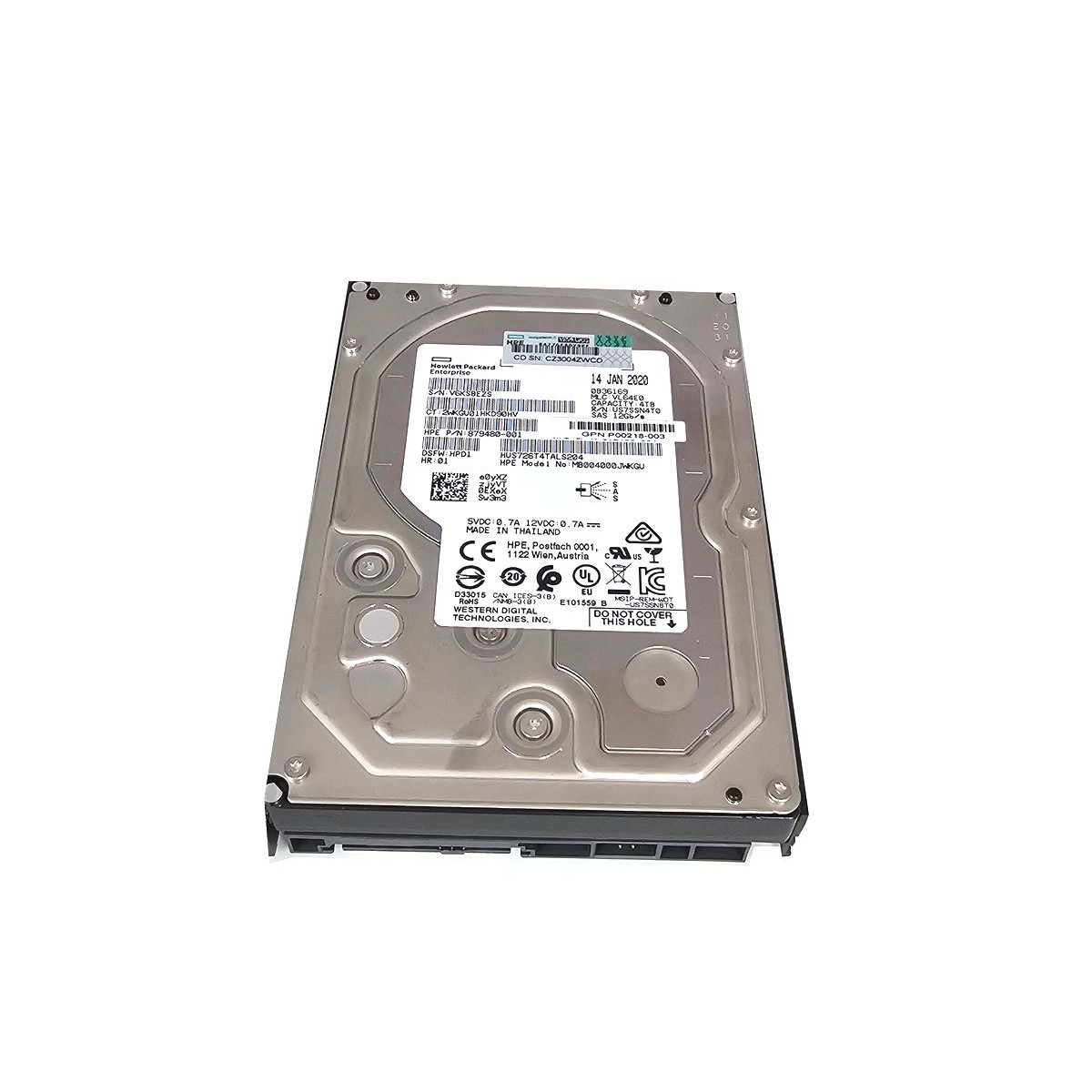 HPE 4TB SAS HUS726T4TALS204 12G 7.2K 3,5 879480-00 HPE 4TB SAS HUS726T4TALS204 12G 7.2K 3,5 879480-00