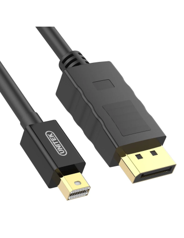 NOWY KABEL UNITEK DISPLAYPORT NA MINI-DISPLAYPORT 3M Y-C612BK