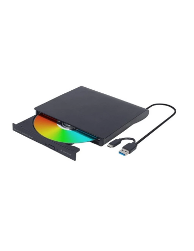 NOWY ZEWNĘTRZNY NAPĘD OPTYCZNY GEMBIRD USB 3.1 DVD/CD WIN10 WIN11