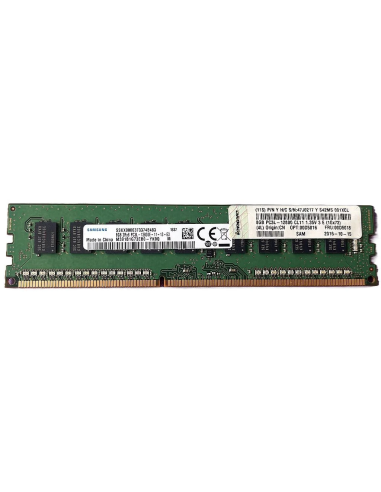 LENOVO SAMSUNG 8GB 2Rx8 PC3L-12800E ECC UDIMM M391B1G73EB0-YK0Q 00D5018