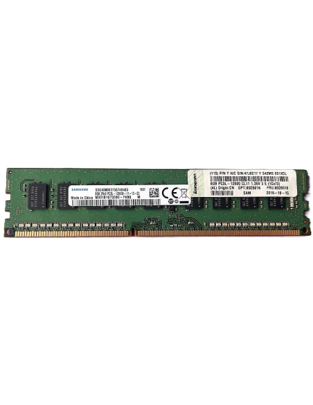 LENOVO SAMSUNG 8GB 2Rx8 PC3L-12800E ECC UDIMM M391B1G73EB0-YK0Q 00D5018