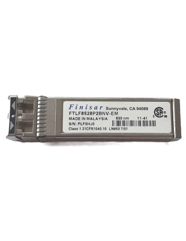 GBIC FINISAR 8GB SFP+ LC DUPLEX 850NM MMF FTLF8528P2BNV-EM