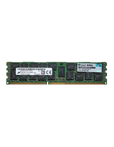 HP MICRON 16GB 2Rx4 PC3L-10600R ECC REG MT36KSF2G72PZ-1G4E1HE 647653-081