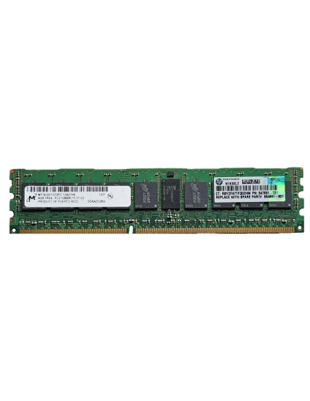 HP MICRON 8GB 1Rx4 PC3-12800R ECC REG 647651-081 MT18JSF1G72PZ-1G6D1HE